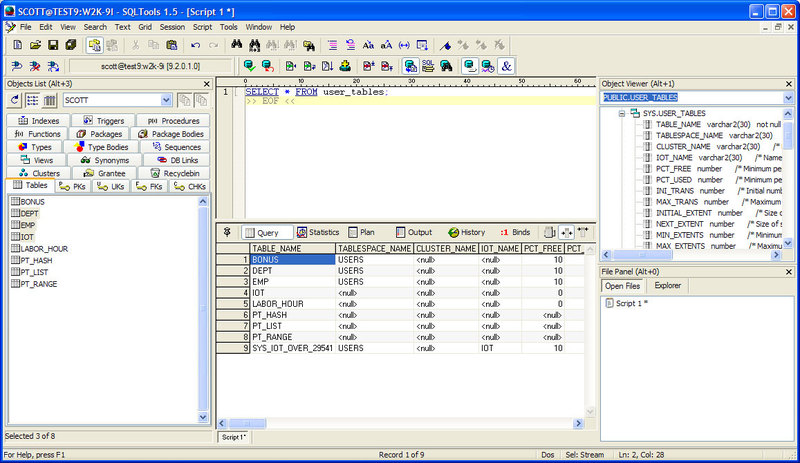 SQLTools Screenshot